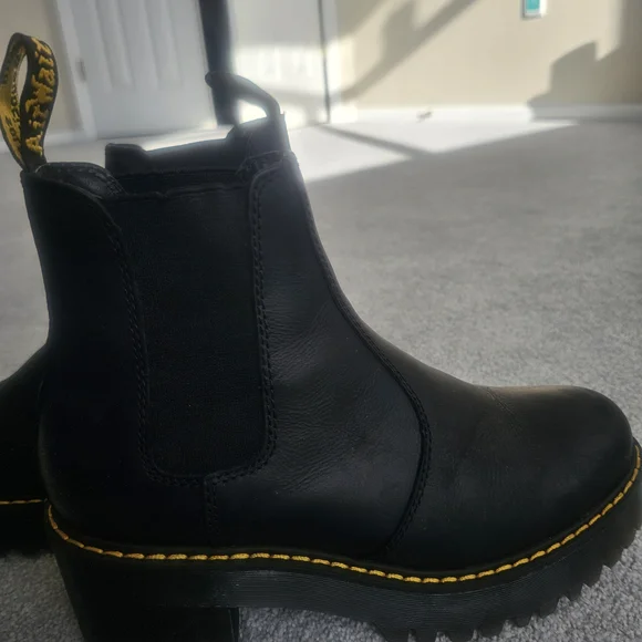 Dr. Martens Black Leather Boots - Picture 9 of 10